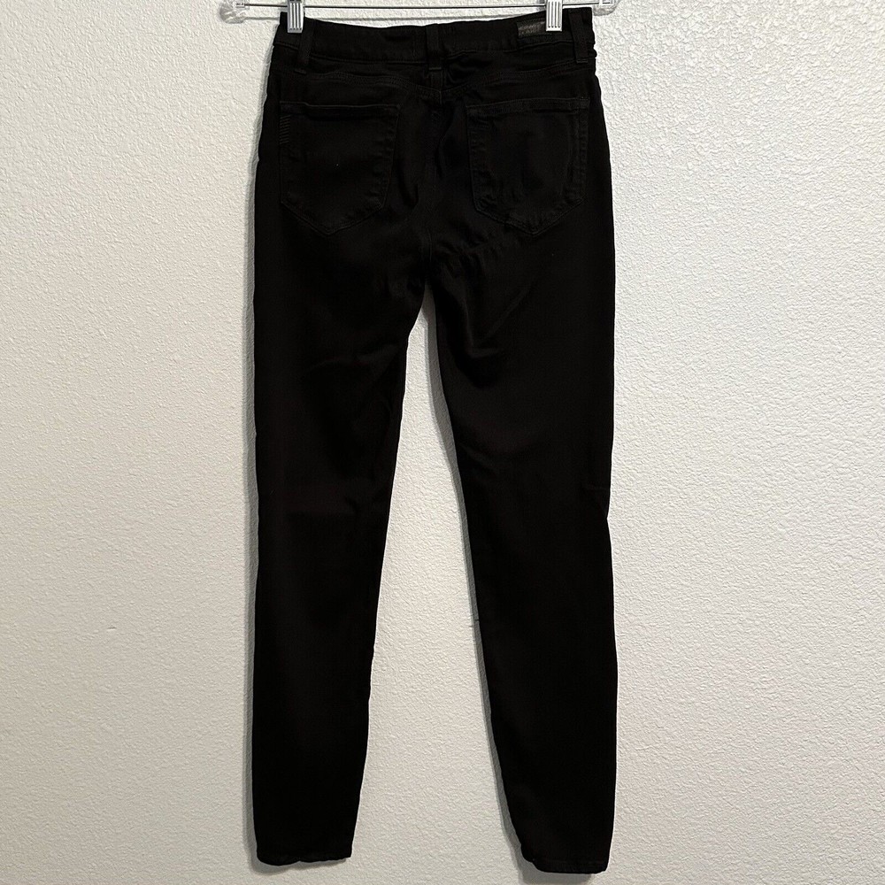Paige Jeans Womens 26 Black Verdugo Ultra Skinny Dark Wash Stretch Casual Ladies - Picture 3 of 11